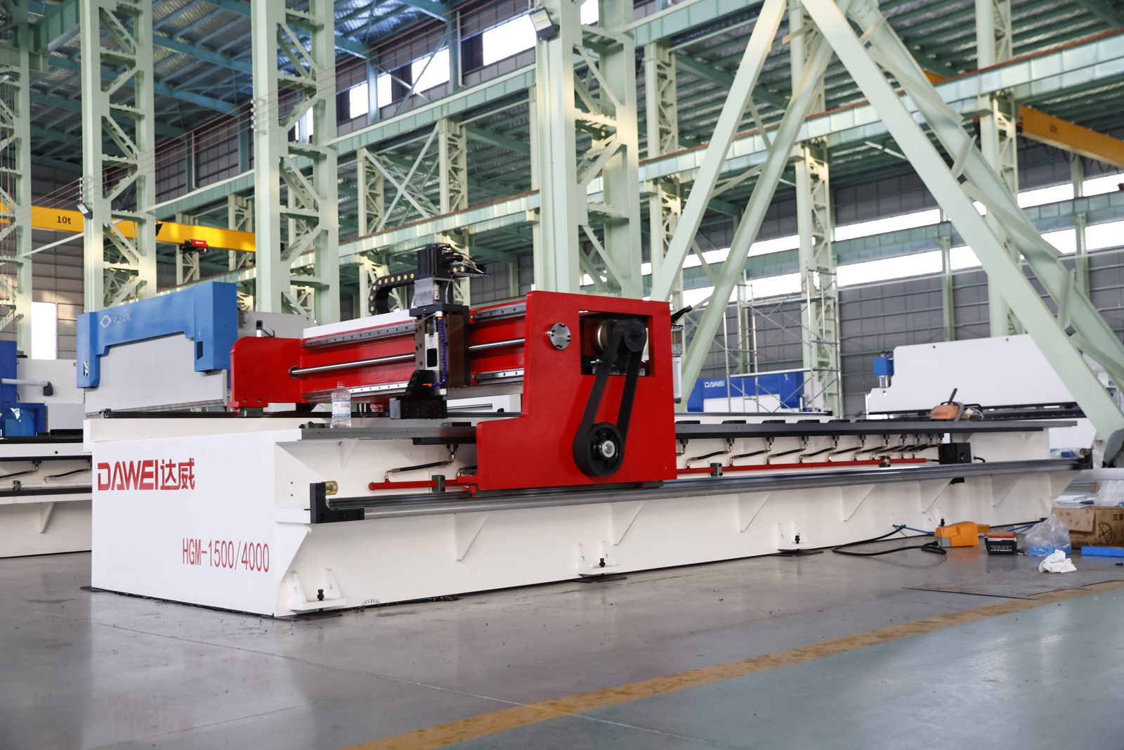 Plate grooving machine